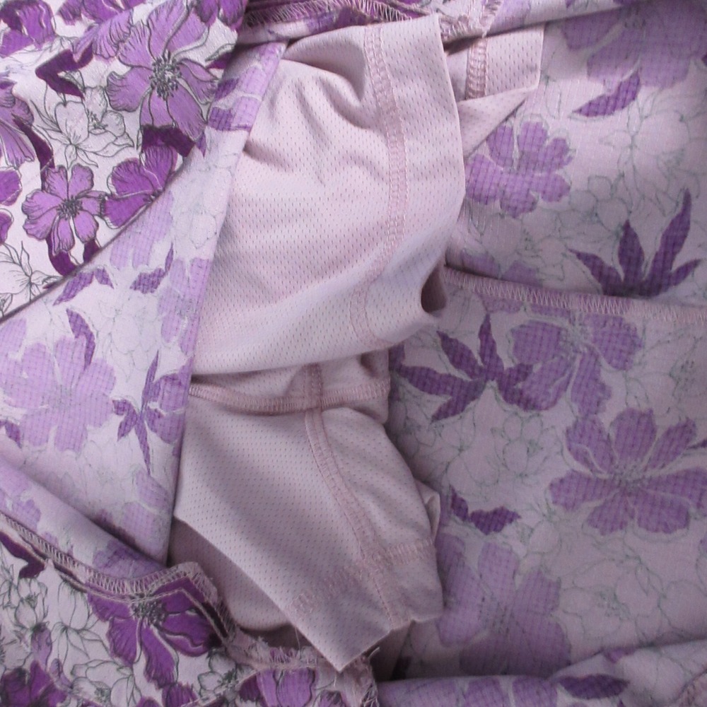 Duluth Trading Skirt Skort 6 Purple Floral Breezeshooter Outdoor Camp Gardening - Picture 9 of 11